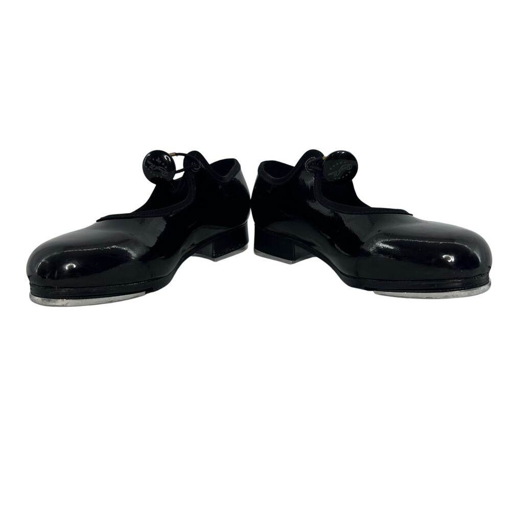 Dance Now Girls Black Tap Shoes 11.5 - Picture 6 of 9